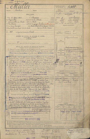 1903 - Registre matricules n° 1001-1500