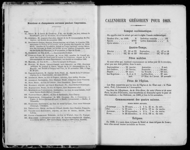 Annuaire administratif, commercial et industriel de la Meuse 1869-1870