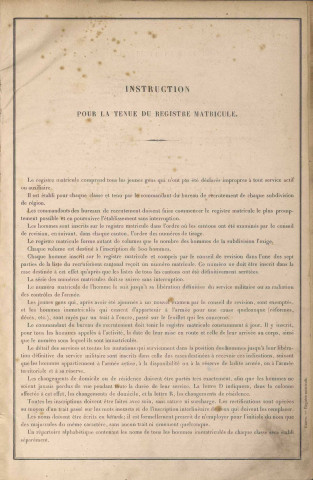 1893 - Registre matricules n° 501-1000