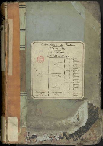 1880 - Registre matricules n° 1478-1894 [et aussi cantons de Briey, Chambley, Conflans]