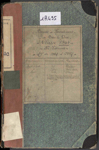 1894 - Registre matricules n° 1967-2267 [et aussi cantons de Pont-à-Mousson et Thiaucourt]