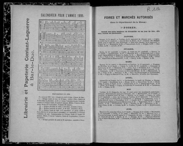 Annuaire administratif, commercial et industriel de la Meuse 1895-1896