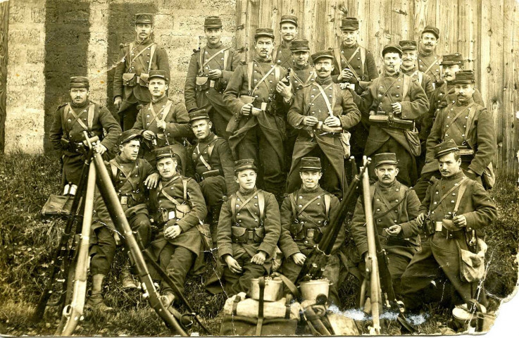 Photographie d'un régiment.