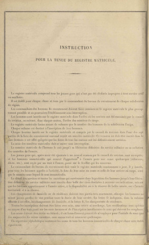 1899 - Registre matricules n° 501-1000