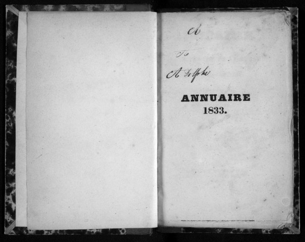 Annuaire du département de la Meuse 1833