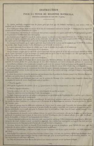 1920 - Registre matricules n° 501-1000