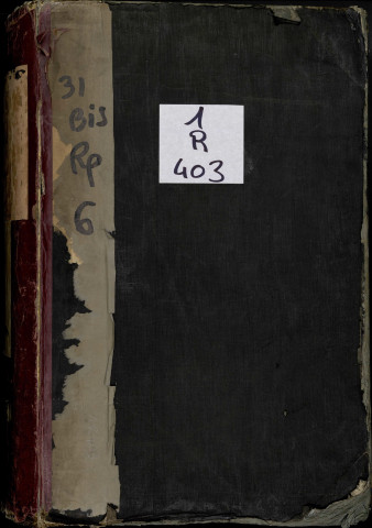 1871 - Registre et répertoire alphabétique