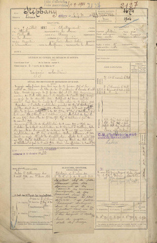 1904 - Registre matricules n° 2127-2536