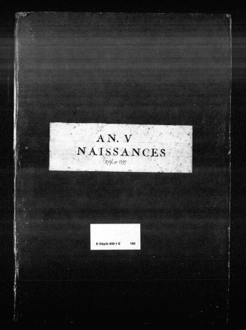 Naissances (1796-1797-An V)