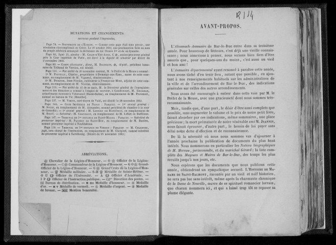Annuaire administratif, commercial et industriel de la Meuse 1863-1864