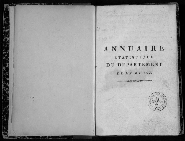 Annuaire statistique du département de la Meuse 1804