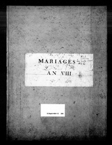 Mariages (1799-1800-VIII)