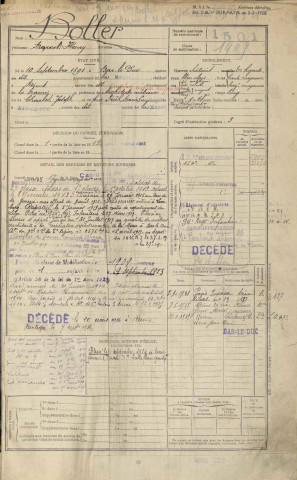1911 - Registre matricules n° 1501-2178