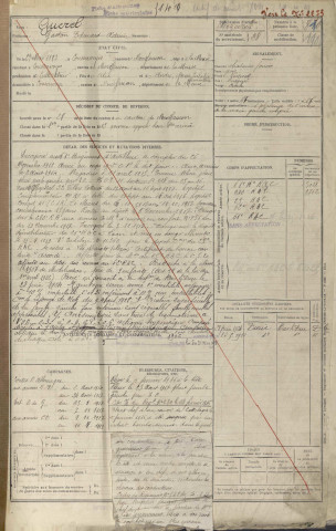 1913 - Etrangers à la subdivision : matricules n° 810-1112