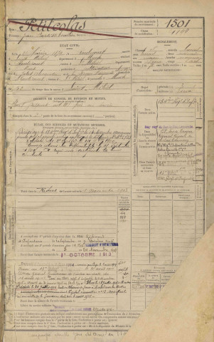 1899 - Registre matricules n° 1501-1886