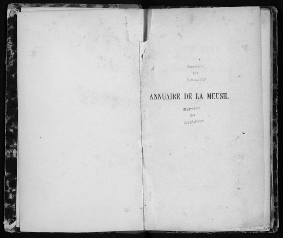 Annuaire statistique du département de la Meuse 1853