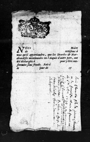 Baptêmes, Mariages, Sépultures (1724-1749)