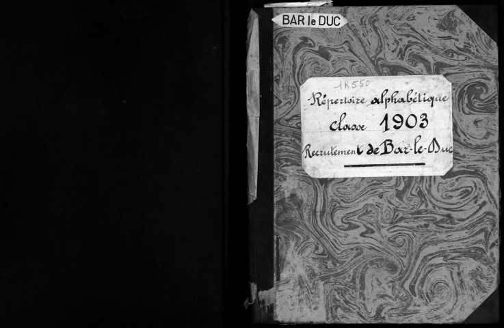 1903 - Répertoire alphabétique