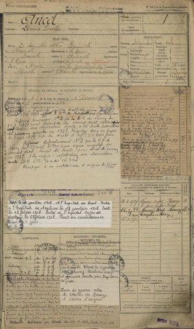 1916 - Registre matricules n° 1-500