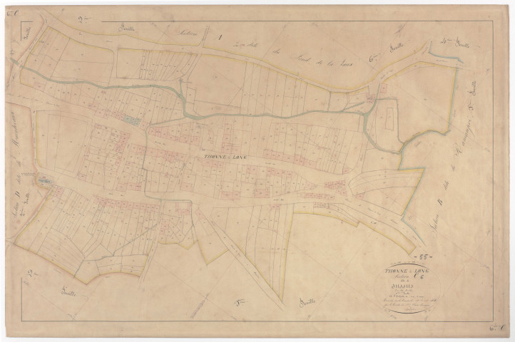 THONNE-LA-LONG - Section C - de Saussus - feuille 06