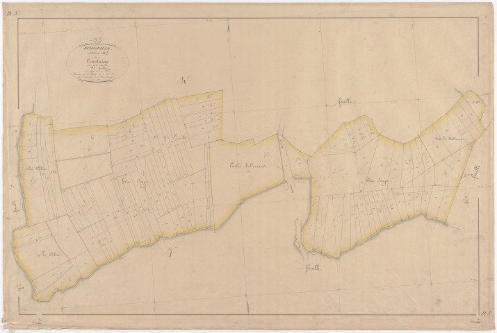 REMOIVILLE - Section D - de Courtaine - feuille 05