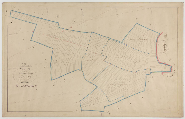 LOUPPY-LE-CHÂTEAU - Section B Champ les Royers feuille 04