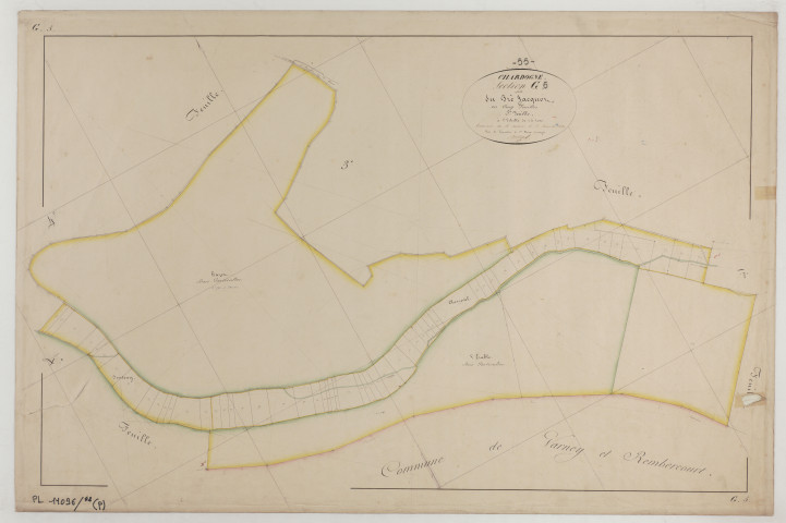 CHARDOGNE - Section G du pré Jacquot feuille 05