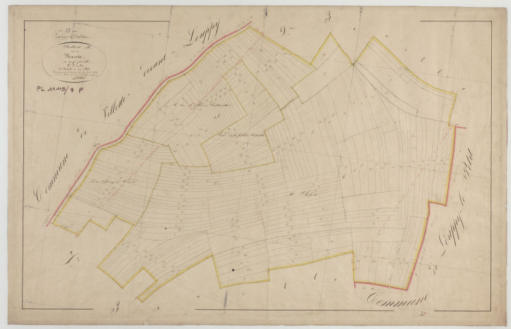 LOUPPY-LE-CHÂTEAU - Section A des Monts feuille 08