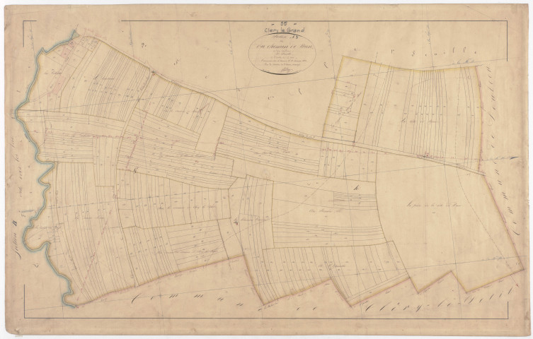 CLERY-LE-GRAND - Section A - du chemin de Dun - feuille 03