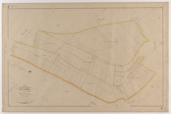 MONTMEDY - Section A - du Haut de Forêt - feuille 08