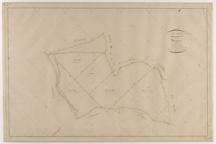 JUVIGNY-SUR-LOISON - Section C - de Hugne - feuille 06