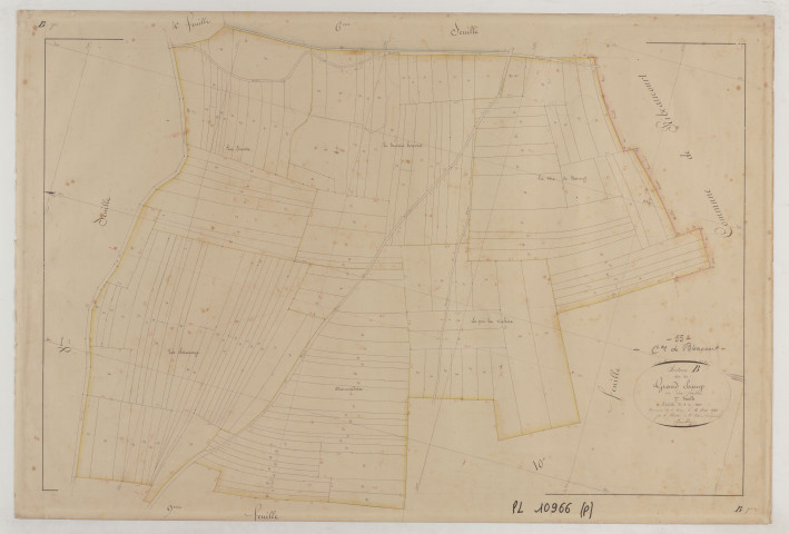 BIENCOURT - Section B du grand Champ feuille 07