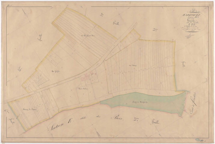 RARECOURT - Section D - de la Henrée - feuille 05