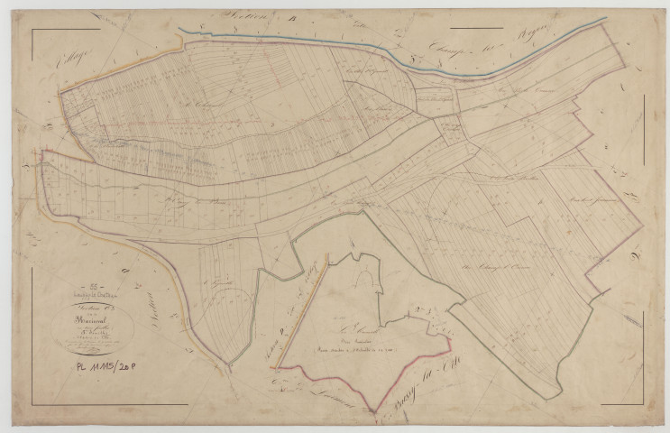 LOUPPY-LE-CHÂTEAU - Section C de Harinval feuille 03