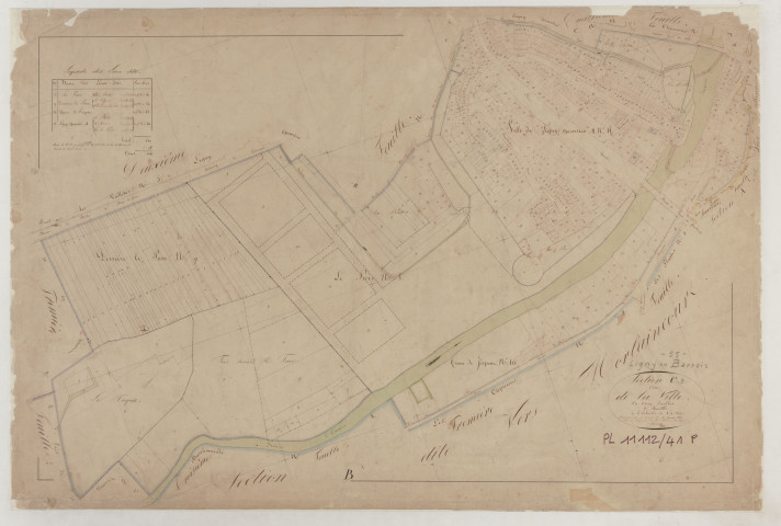 LIGNY-EN-BARROIS - Section C de la Ville feuille 03