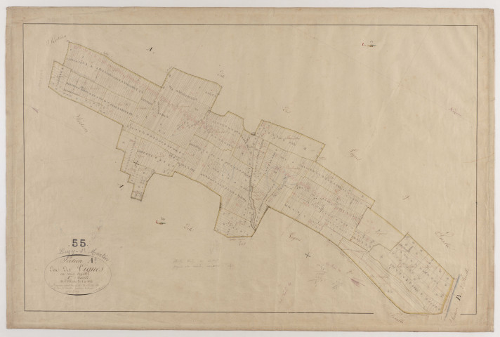 LUZY - Section A - des Vignes - feuille 01