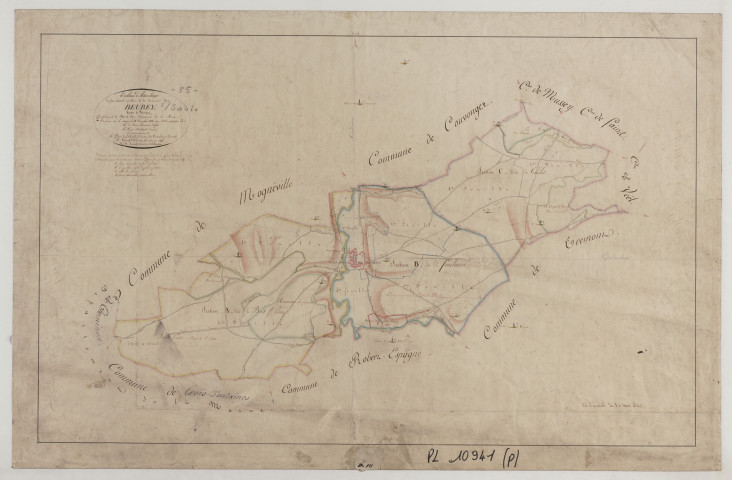 BEUREY - Tableau d'assemblage feuille 01