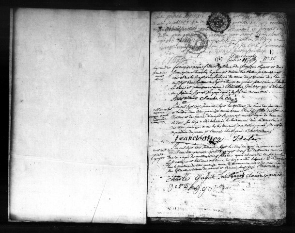 Baptêmes, Mariages, Sépultures (1767-1774)