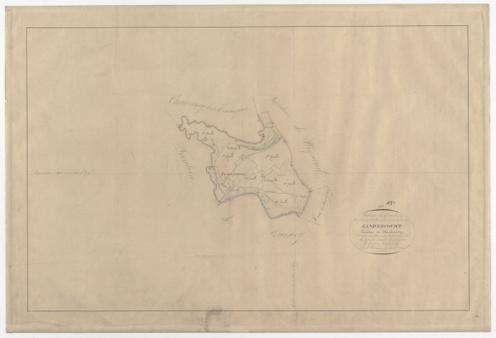 LANDZECOURT - Tableau d'assemblage - feuille 01