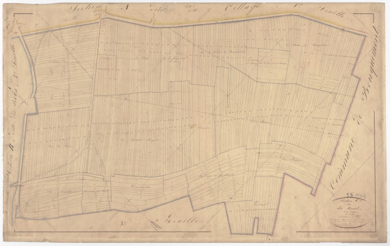 TILLY - Section C - du Mont - feuille 04