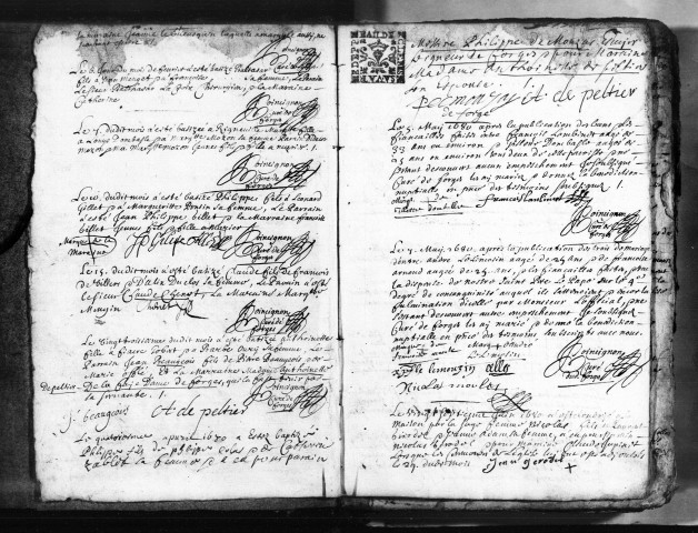 Baptêmes, Mariages, Sépultures (1680-1736)