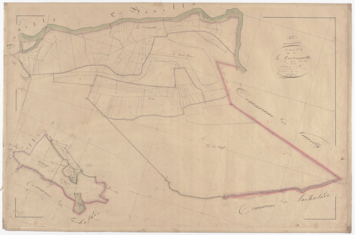 BOUREUILLES - Section C - de la Maisonnette - feuille 03