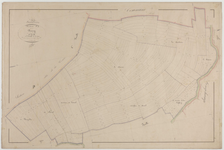 PIERREFITTE - Section C du Bourg feuille 08