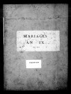 Mariages (1800-1801-n IX)
