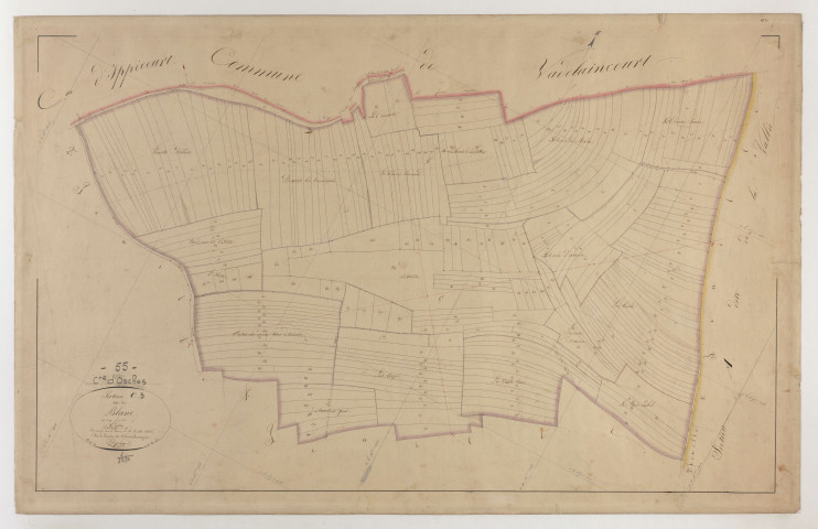 OSCHES - Section C - de Blanc - feuille 03