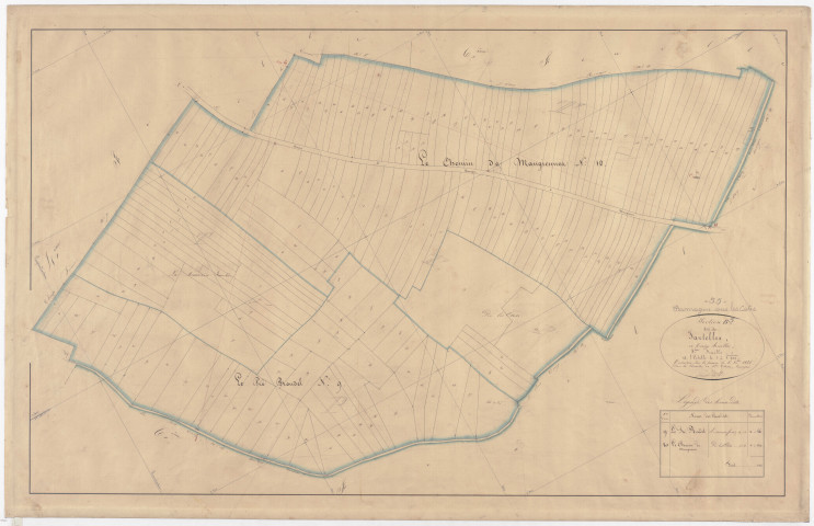 ROMAGNE-SOUS-LES-COTES - Section B - des Sartelles - feuille 05