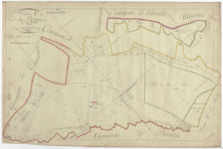 LABEUVILLE - Section C - de la Bertaucourt - feuille 03