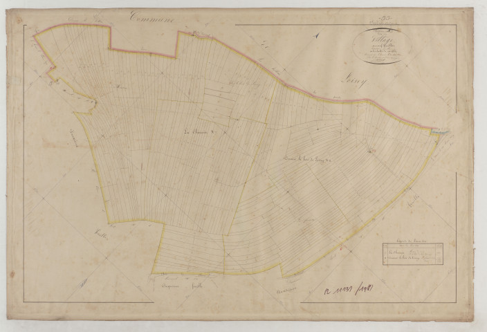 SALMAGNE - Section A du Village feuille 03