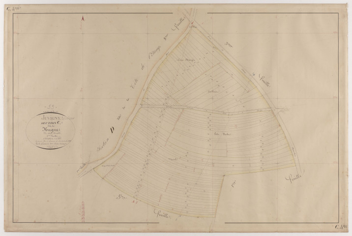 JUVIGNY-SUR-LOISON - Section C - de Hugne - feuille 04