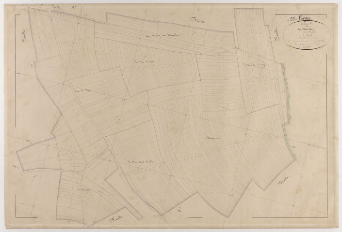FORGES - Section C - des Mazelles - feuille 03